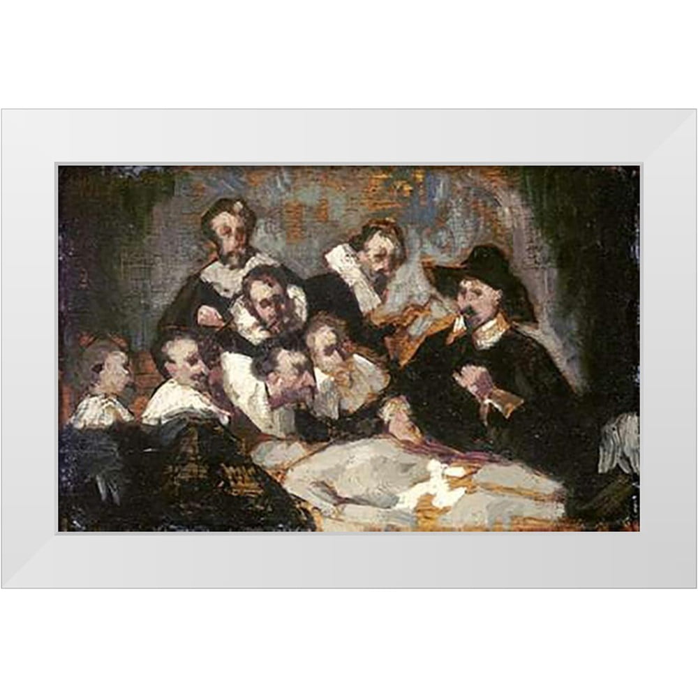 Manet, Edouard 32x22 White Modern Wood Framed Museum Art Print Titled ...