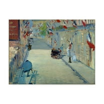 Manet 'The Rue Mosnier' Canvas Art