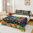 thumbnail image 1 of Manfei 3D Building Block Queen Sheet Sets,Colorfull Boys Toy Bedding Queen Size,Let'S Play Bed Sheets Set Queen Size For Boys Kids,Microfiber Bedroom Decoration,4-Piece, 1 of 7