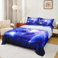 thumbnail image 1 of Manfei 3D Outer Space Twin Sheet Sets, Psychedelic Planet Sheet Set Twin, Starry Sky Bed Sheets Set Twin Size, Super Cozy Bedroom Decor, 3-Piece, 1 of 7