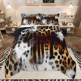 thumbnail image 1 of Manfei Abstract Cheetah Print 2pcs Bedding Comforter Set for Boys Girls,Wildlife Print Twin Comforter Sets,Gradient Ombre Breathable Bedding Set,Lightweight Room Decor,Reversible, 1 of 8
