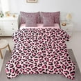 thumbnail image 1 of Manfei Abstract Geometric 7pcs Bedding Comforter Set,Animal Print Queen Bedding Sets Super Cozy,Animal Leopard Queen Sheet Sets,Super Cozy Wildlife Room Decor,Reversible, 1 of 7