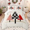 thumbnail image 1 of Manfei Abstract Xmas Tree Bedding Comforter Set,Red Snowflake Twin Comforter Sets,Merry Christmas Bedding Set For Teens,Super Cozy Room Decor Reversible,2pcs, 1 of 8