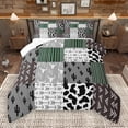 thumbnail image 1 of Manfei Abstract Zebra Print Bedding Comforter Set,bohemian Theme Twin Comforter Sets,Boho Bull Skull Bedding Set For Children,Microfiber Bedroom Decor Reversible,2 Pieces, 1 of 9