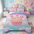 thumbnail image 1 of Manfei Adorable Axolotl Full Size Comforter Sets,Animals Pattern Bedding Comforter Set,Pink Reversible,3pcs,1 Comforter and 2 Pillowcases, 1 of 7