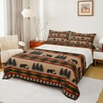 thumbnail image 1 of Manfei Afro Safari Bear Twin Sheet Sets, Bohemian Tribal Aztec Twin Fitted Sheet, Rustic Farmhouse Flat Sheet, Super Cozy Room Decor3 Pieces, 1 of 7