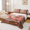 thumbnail image 1 of Manfei Afternoon Teatime Full Size Sheets 4-Piece for Kids Children Teens,Vintage Aesthetics Breathable Bed Sheets,Floral Rose Teacups Lightweight Sheet Sets,Rustic Cottage Bedroom Decor, 1 of 7