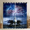 thumbnail image 1 of Manfei Airplane Curtains and Drapes,American Flag Black Out Curtains,Modern Aircraft Curtains Pack of 2 (52x63 Each) For Teens,Breathable Home Decor, 1 of 6