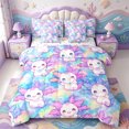 thumbnail image 1 of Manfei Amphibian Axolotl Print 7-Piece Twin Bedding,Aquatic Animal Bedding Comforter Set,Colorful Stars Reversible, 1 of 7