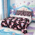 thumbnail image 1 of Manfei Amphibian Axolotl Print King Sheets,Cartoon Salamander Bedding,4pcs,1 Flat Sheet,1 Fitted Sheet and 2 Pillowcases, 1 of 6