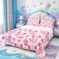 thumbnail image 1 of Manfei Animal Axolotl King Sheets,Cartoon Salamander Bedding,4-Piece,1 Flat Sheet,1 Fitted Sheet and 2 Pillowcases, 1 of 6