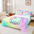 thumbnail image 1 of Manfei Animal Capybara 4-Piece Full Size Sheets,Cartoon Wildlife Bed Sheets,Gradient Ombre Lightweight Sheet Sets,Breathable Kawaii Room Decoration, 1 of 7