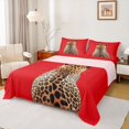 thumbnail image 1 of Manfei Animal Cheetah Full Size Sheets 4-Piece for Teens Adults,Woodland Animal Breathable Bed Sheets,Exotic Style Lightweight Sheet Sets,Lightweight Room Decor, 1 of 7