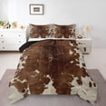 thumbnail image 1 of Manfei Animal Cow Print Bedding Comforter Set 2pcs for Boys Girls,Exotic Style Twin Comforter Sets Microfiber,Retro Vintage Breathable Bedding Set,Luxury Bedroom Decor,Reversible, 1 of 8
