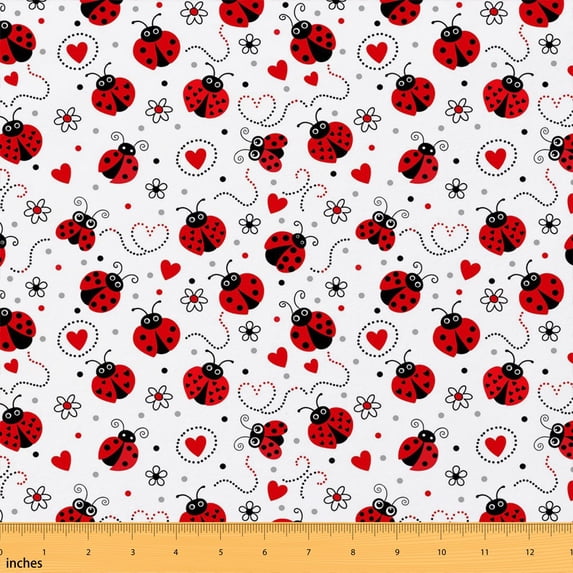 Manfei Animal Fabric by the Yard 5 Yards, Wildlife Fabric for Sewing, Royal Blue