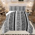thumbnail image 1 of Manfei Animal Print Patchwork 2pcs Bedding Comforter Set for Teens Boys Girls,Animal Leopard Zebra Twin Comforter Sets,Bling Glitter Breathable Bedding Set,Luxury Bedroom Decor,Reversible, 1 of 8