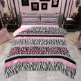thumbnail image 1 of Manfei Animal Print Patchwork 3 Pieces Queen Comforter Set for Teens Boys Girls,Animal Leopard Zebra Ultra Soft Bedding Sets,Bling Glitter Bedding Comforter Set,Luxury Bedroom Decor,Reversible, 1 of 8