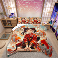 thumbnail image 1 of Manfei Anime Girl 2pcs Bedding Comforter Set,Koi Fish Twin Comforter Sets,Japanese Style Bedding Set,Microfiber Cartoon Room Decoration,Reversible, 1 of 8