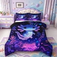 thumbnail image 1 of Manfei Aquatic Axolotl Full Size Comforter Sets,Watercolor Ocean Animal Bedding Comforter Set,Black Reversible,3 Pieces,1 Comforter and 2 Pillowcases, 1 of 7