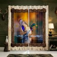 thumbnail image 1 of Manfei Aquatic Bird Pattern Blackout Curtains,Farmhouse Waterfowl Curtains Pack of 2 (42x84 Each), 1 of 6