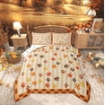 thumbnail image 1 of Feelyou Autumn Maple Bedding Comforter Set, Stripes Geometric Twin Comforter Sets, Happy Harvest Bedding Set, Super Cozy Room Decoration, 2 Piece, 1 of 8