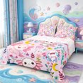 thumbnail image 1 of Manfei Axolotl Pattern King Sheets,Kawaii Salamander Bedding,4-Piece,1 Flat Sheet,1 Fitted Sheet and 2 Pillowcases, 1 of 6
