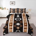 thumbnail image 1 of Manfei Aztec Bedding Twin Comforter Set for Adult, Western Geometric Down Comforter, Bohomian Style Reversible Duvet Insert, Breathable Room Decorative, 2pcs, 1 of 8