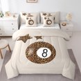 thumbnail image 1 of Manfei Billiard Lover 7-Piece Twin Bedding Sets,Boys Ball Geme Bedding Comforter Set,Leopard Print Sheet Sets For Kids,Ultra Soft Home Decor Reversible, 1 of 8