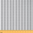 thumbnail image 1 of Manfei Black White Fabric by the Yard 10 Yards, Geometric Stripe Sewing Fabric, Leaf Vein Print Room Decor Fabric by the Yard, Lightweight Room Decor, 1 of 6