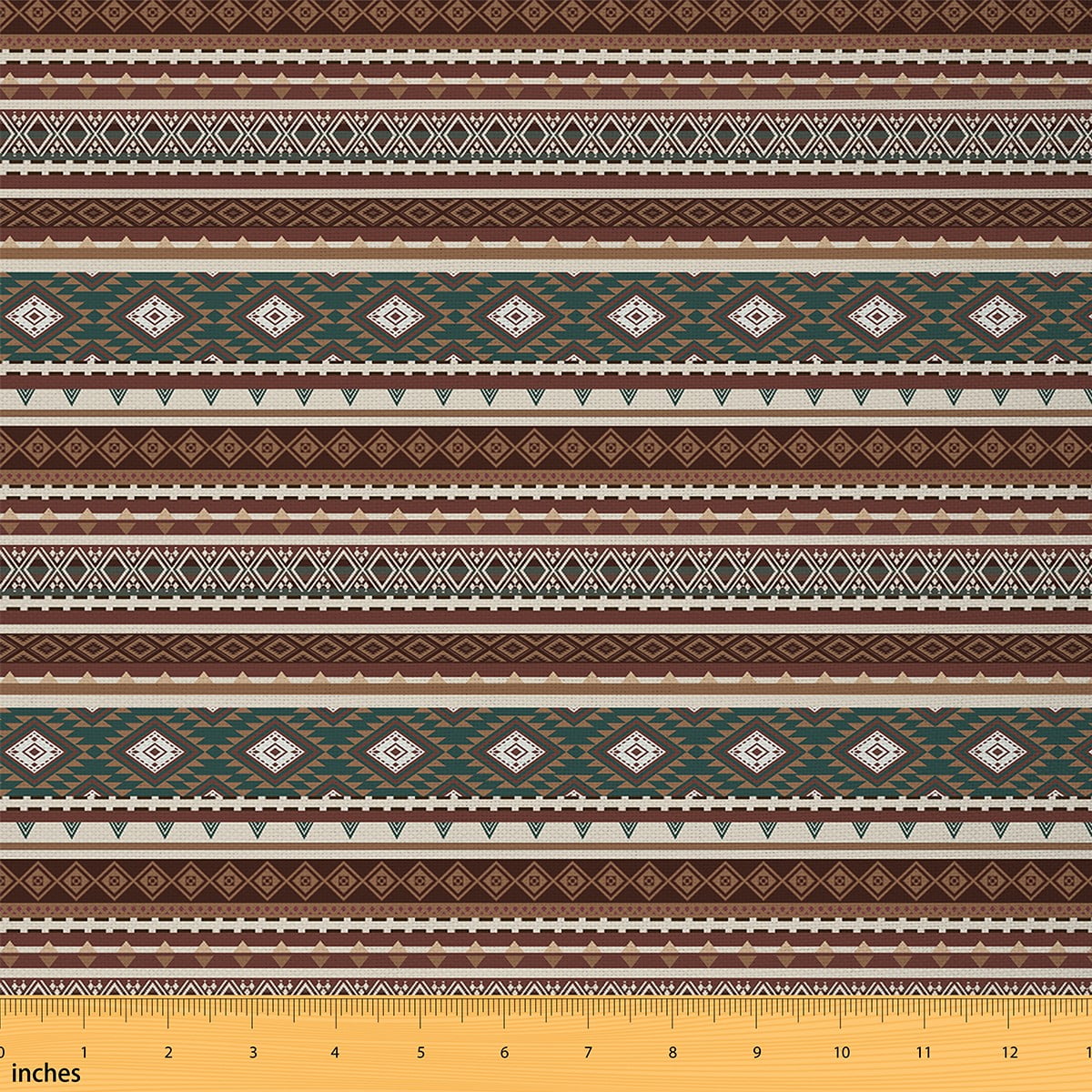 Manfei Bohemian Aztec Sewing & Crafting Fabric (1 Yard), Southwestern