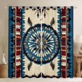 thumbnail image 1 of Manfei Bohemian Feather Aztec Black Out Curtains for Teens Female Men,Exotic Style Curtains Pack of 2 (42x63 Each),Tribal Theme Bedroom Curtains,Lightweight Room Decor, 1 of 6