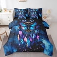 thumbnail image 1 of Manfei Bohemian Feather Dreamcatcher Bedding Comforter Set 7 Pieces for Boys Girls,Flying Butterflies Full Bedding Set Lightweight,Abstract Gradient Fitted Sheet Flat Sheet,Luxury Bedroom Decor, 1 of 8