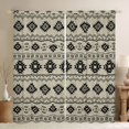 thumbnail image 1 of Manfei Boho Aztec Tribal Blackout Curtains, Bohemian Geometric Curtains Pack of 2 (42x84 Each),, 1 of 6
