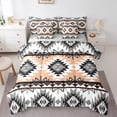 thumbnail image 1 of Manfei Boho Hippie Aztec Bedding Comforter Set 7 Pieces, Retro Geometric Abstract Full Bedding Set, Tribal Western Style Reversible Fitted Sheet Flat Sheet, Lightweight Room Decor, 1 of 7