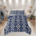 thumbnail image 1 of Manfei Boho Hippie Aztec Full Size Comforter Sets, Retro Geometric Abstract Bedding Comforter Set, Tribal Western Style Reversible Bedding Sets, Microfiber Bedroom Decor, 3-Piece, 1 of 8