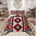 thumbnail image 1 of Manfei Boho Hippie Aztec Full Size Comforter Sets, Retro Geometric Abstract Bedding Comforter Set, Tribal Western Style Reversible Bedding Sets, Ultra Soft Home Decor, 3 Pieces, 1 of 8