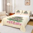 thumbnail image 1 of Manfei Bowknot Xmas Tree Twin Sheet Sets for Teen, Dreamy Fairy Tale Twin Fitted Sheet, Merry Christmas Flat Sheet, Microfiber Bedroom Decor, 3-Piece, 1 of 7