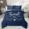 thumbnail image 1 of Manfei Boys Ball Game Bedding Comforter Set,Hockey Game Lovers Twin Comforter Sets,White Depblue Bedding Set For Boys Kids,Microfiber Bedroom Decor Reversible,2-Piece, 1 of 8