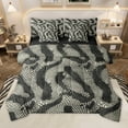 thumbnail image 1 of Manfei Boys Girls Abstract Animal Print 7-Piece Twin Bedding Sets,Jungle Wildlife Bedding Comforter Set,Reptile Animal Snake Breathable Sheet Sets,Super Cozy Room Decor,Reversible, 1 of 8