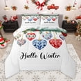 thumbnail image 1 of Manfei Boys Girls Happy Winter 3 Pieces Queen Comforter Set,Merry Christmas Xmas Ultra Soft Bedding Sets,Happy New Year Bedding Comforter Set,Luxury Bedroom Decor,Reversible, 1 of 8