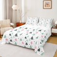 thumbnail image 1 of Manfei Boys Girls Happy Winter 4pcs Bed Sheets,Xmas Tree King Sheets,Merry Christmas Super Cozy Sheet Set,Microfiber Bedroom Decor, 1 of 7