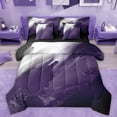 thumbnail image 1 of Manfei Boys Girls Oil Painting Bedding Comforter Set 7-Piece,Abstract Artwork King Bedding Sets,Graffiti Splash Ultra Soft Bed Sheets,Microfiber Bedroom Decor,Reversible, 1 of 8