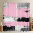 thumbnail image 1 of Manfei Boys Girls Oil Painting Black Out Curtains,Abstract Artwork Curtains Pack of 2 (42x63 Each),Graffiti Splash Bedroom Curtains,Microfiber Bedroom Decor, 1 of 6