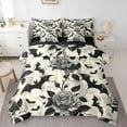 thumbnail image 1 of Manfei Boys Happy Halloween 7pcs Bedding Comforter Set,Black Bats Queen Bedding Sets,Rustic Flower Floral Queen Sheet Sets For Teens,Ultra Soft Home Decor Reversible, 1 of 8