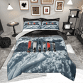 thumbnail image 1 of Manfei Boys Ski Queen Comforter Set, Nature Snow Mountain Bedding Sets, Extreme Sports Themed Bedding Comforter Set, Lightweight Room Decor Reversible 3 Pieces, 1 of 8