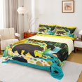 thumbnail image 1 of Manfei Brown Bear Queen Sheets,Sunset Mountain Queen Sheet Sets,4 Pieces,1 Flat Sheet, 1 Fitted Sheet and 2 Pillowcases, 1 of 6