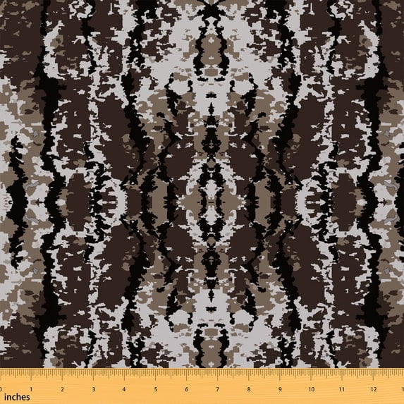 Manfei Camo Fabric by the Yard 1 Yard, Military Home Decor Fabric by the Yard, Sand