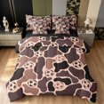 thumbnail image 1 of Manfei Camouflage Soccer Full Size Bedding Sets, Farmhouse Camo Full Size Bed in a Bag, Pale Brown, Black Reversible, 7-Piece, 1 of 6