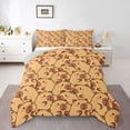 thumbnail image 1 of Manfei Cartoon Animal Print Full Size Comforter Sets,Cute Capybara Bedding Comforter Set,Brown,Light Gray Reversible,3 Pieces,1 Comforter and 2 Pillowcases, 1 of 7