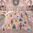 thumbnail image 1 of Manfei Cartoon Ballet Nutcracker Queen Comforter Set,Kawaii Elf Girl Bedding Sets,Happy Christmas Bedding Comforter Set For Kids,Luxury Bedroom Decor Reversible,3-Piece, 1 of 8